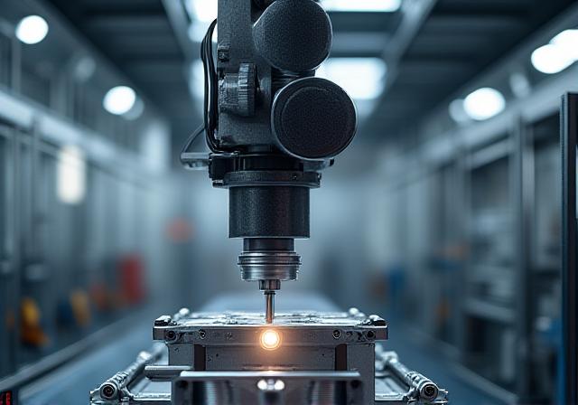 Heavy industrial robotic arm assembly line